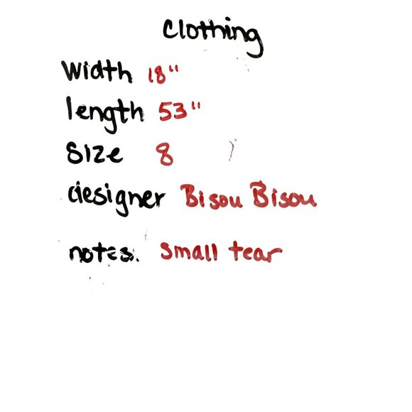 ✌️ 2/$40 ✌️ Long Bisou Bisou Orange Maxi Dress with Adjustable Straps sz 8 - Picture 8 of 8